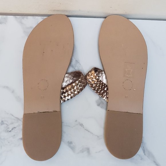 Valia Gabriel Cabaret Gold Metallic Sandal - Picture 7 of 7